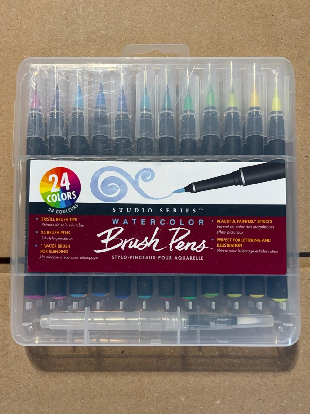 Watercolor Brush Pens - 24 Color Studio Set